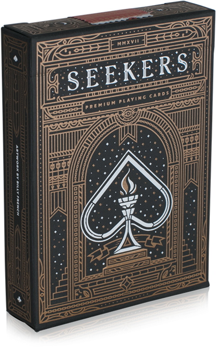 "seekers" Playing Cards Vortex Souvenir - Book Cover (729x1024), Png Download