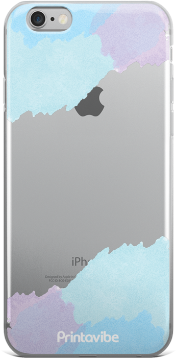 Watercolour Stripe Iphone Case - Iphone (1000x1000), Png Download