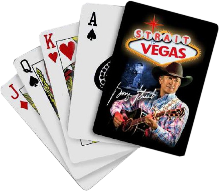 George Strait Playing Cards (800x800), Png Download