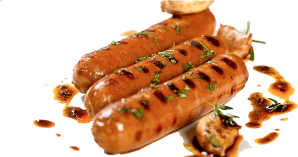 Grilled Sausage Png Clipart - Grilled Sausage Png (640x320), Png Download