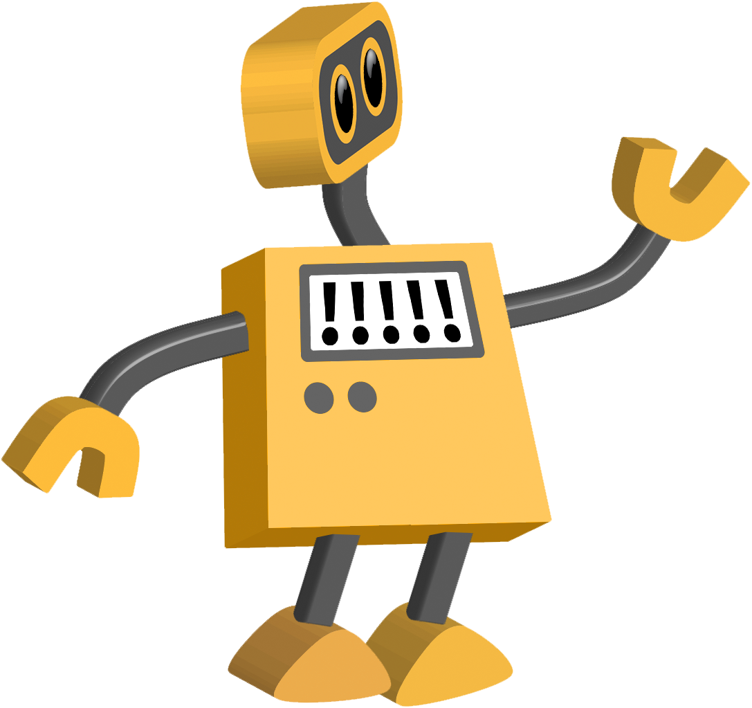 Robot Png - Cartoon Robot Transparent Background (1087x1023), Png Download