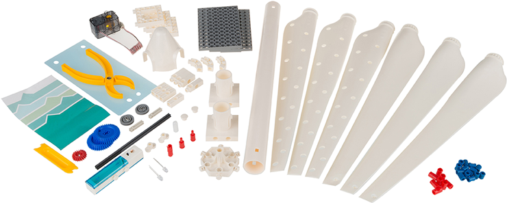 Wind Turbine - Wind Turbine Green Energy - Experiment Kit (800x800), Png Download