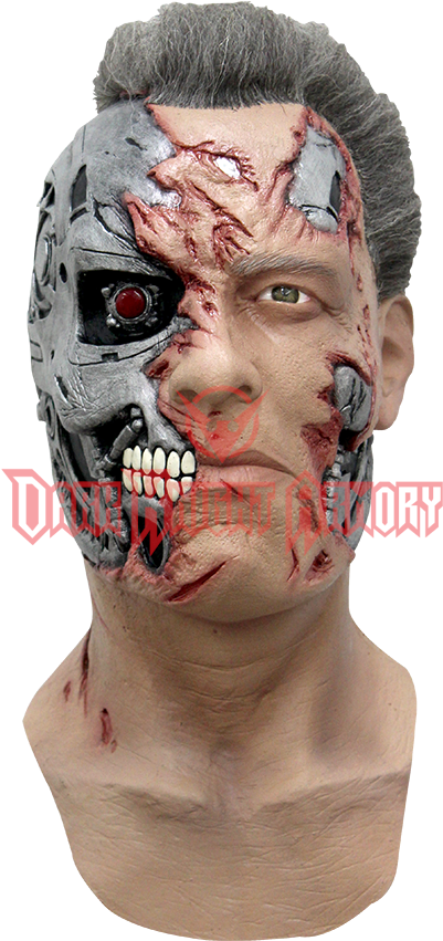 Terminator Genisys T-800 Costume Mask - Terminator T-800 For Adult Mask (850x850), Png Download
