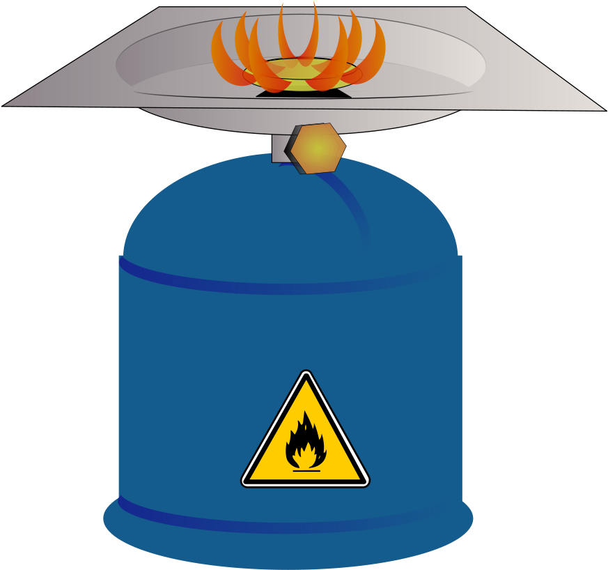 Grill Clipart Camp Stove - Lpg Gas Clip Art (531x500), Png Download