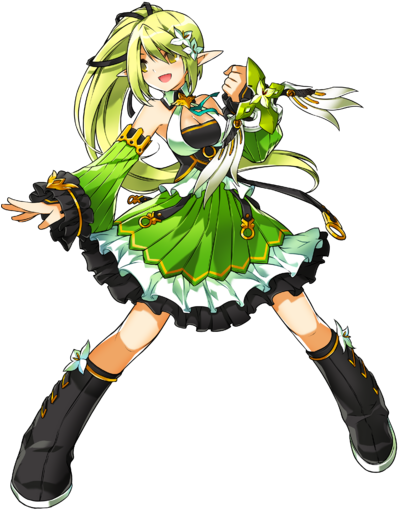 Wind Sneaker - 艾 爾 之 光 風行 者 (400x519), Png Download