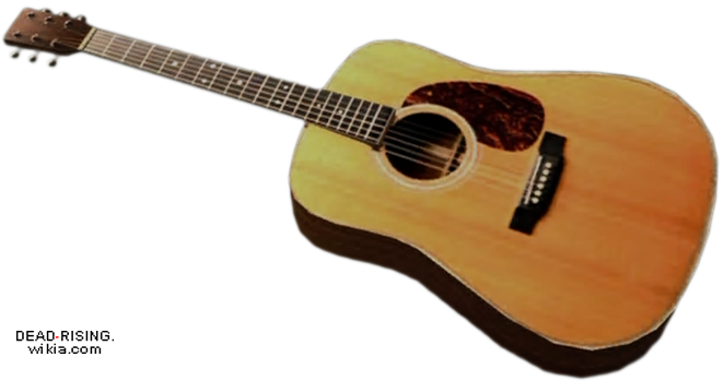 Dead Rising Acoustic Guitar - Guitar Wikipedia (662x349), Png Download