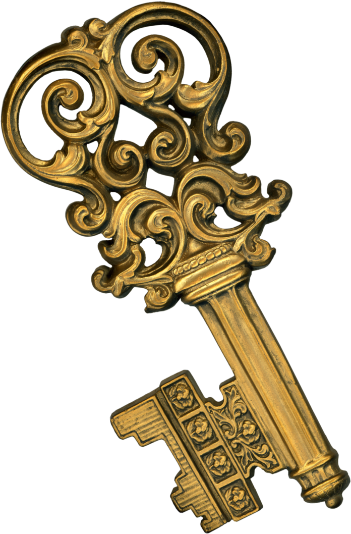 Retro Fancy Gold Plaster Key Wall Plaque By ~eveyd - Master Key System By Charles F Haanel (735x1087), Png Download