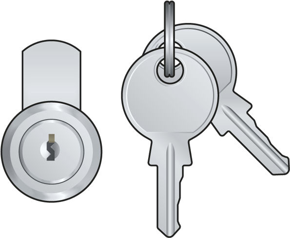 Key Lock For Manifold Housing Door - Door Key Lock Png (660x553), Png Download