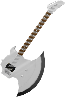 Light Back Axe Guitar - Roblox Axe Guitar (420x420), Png Download