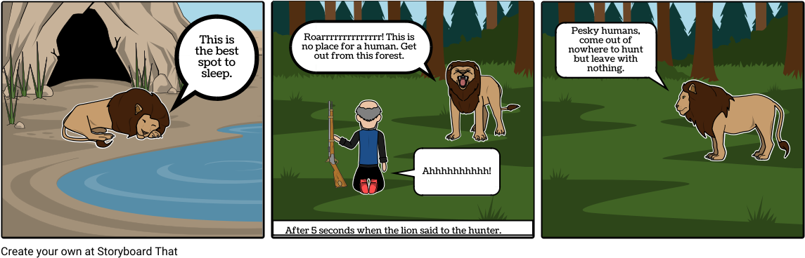 Lions Roar - Cartoon (1164x385), Png Download