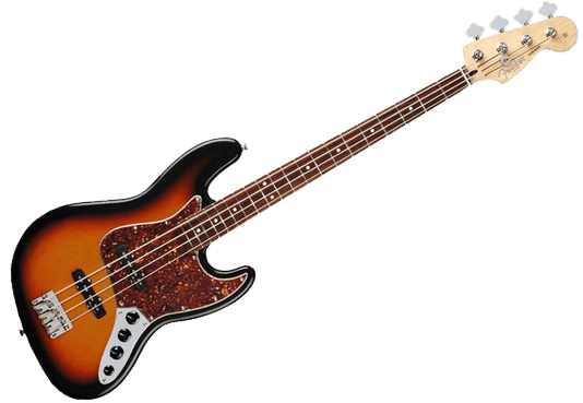 John Paul Jones - Fender Deluxe Active Jazz Bass Brown Sunburst (534x369), Png Download