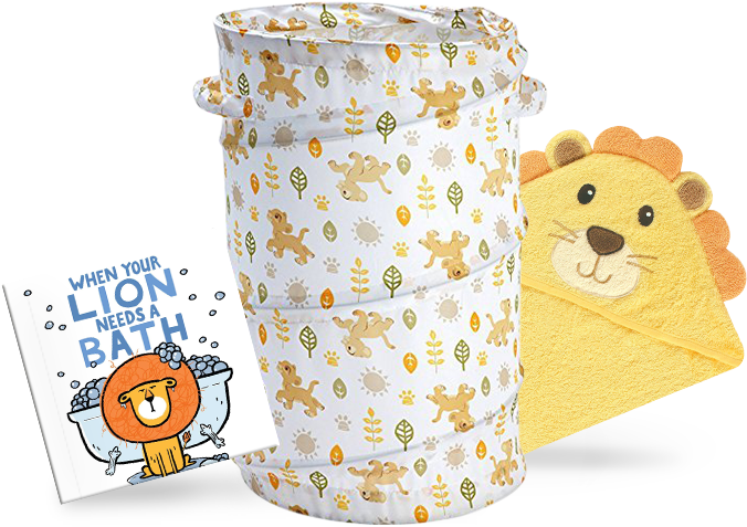 Your Lion Needs A Bath (750x520), Png Download