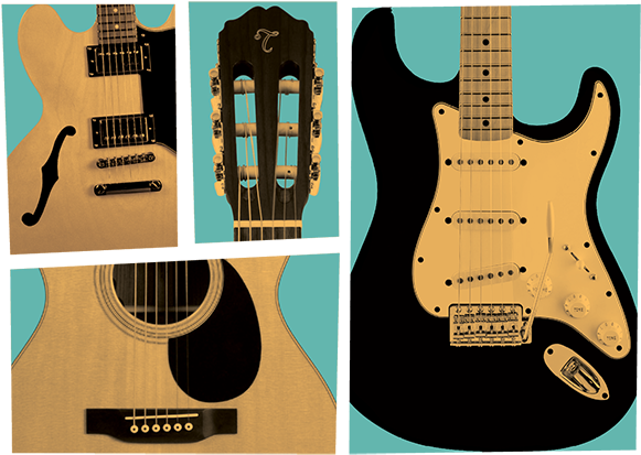 Guitars - Fender Jimi Hendrix Strat - Black Signature (600x437), Png Download