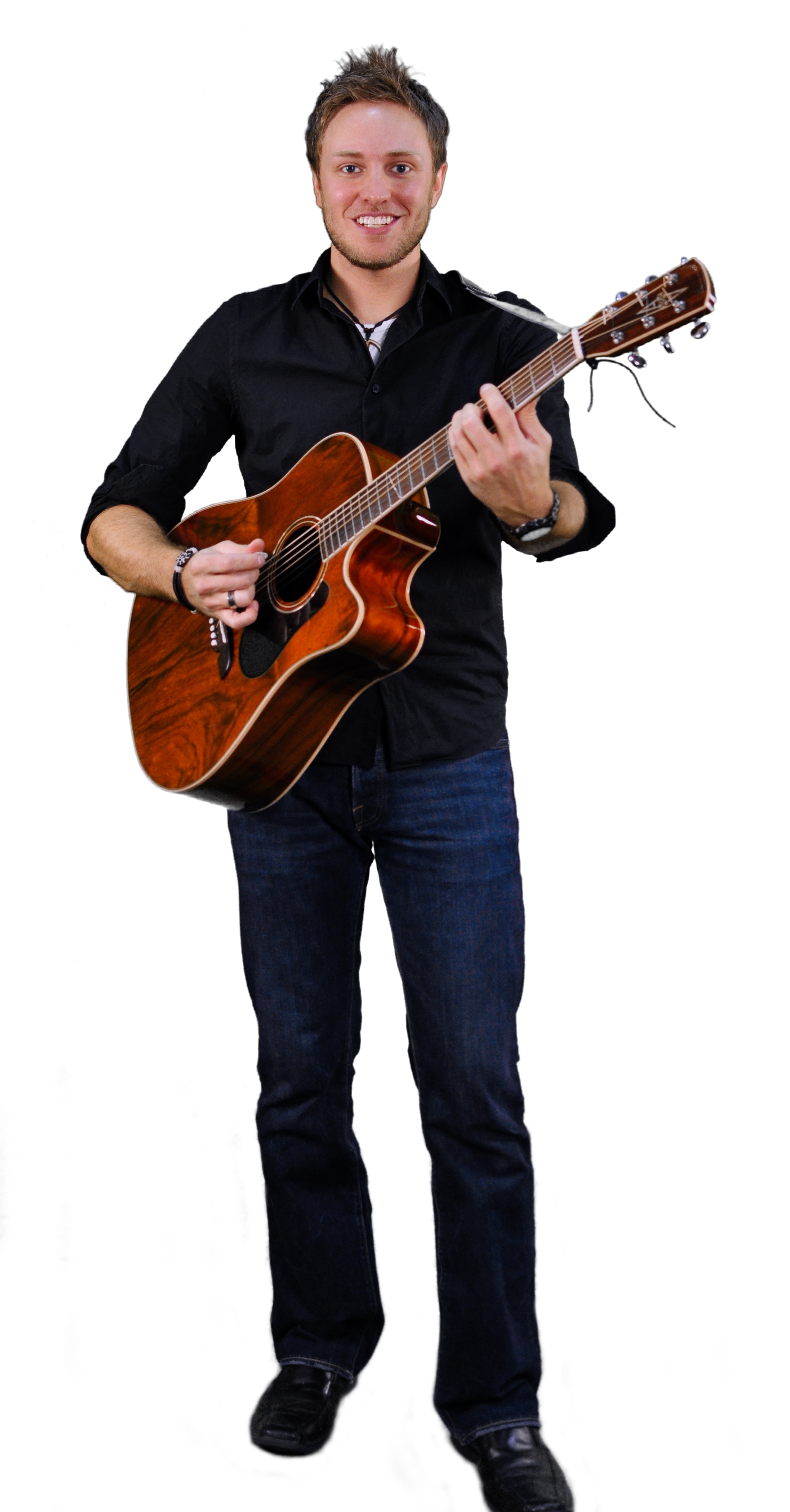 Go To Image - Tocando Guitarra Png (2150x3920), Png Download