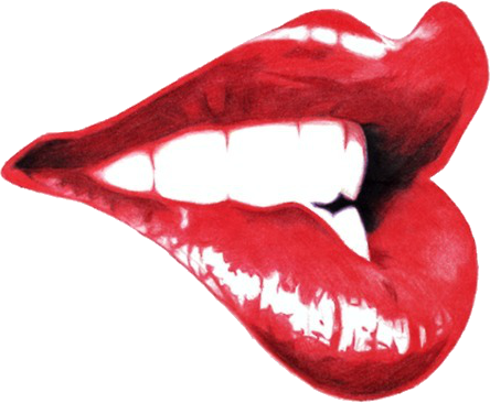 Sexy Lips Transparent (444x366), Png Download