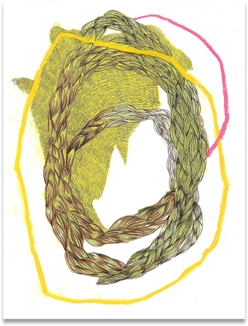 Hair • Acrylic Paint, Oil Pastel, Pen &amp - Marker Pen (1000x1242), Png Download