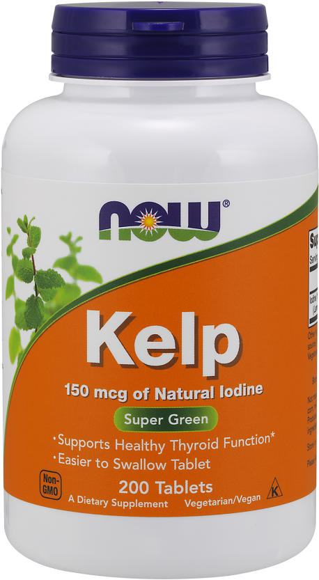 Kelp 150 Mcg Tablets - Now Foods Kelp 325 Mcg 250 Veggie Caps (493x880), Png Download