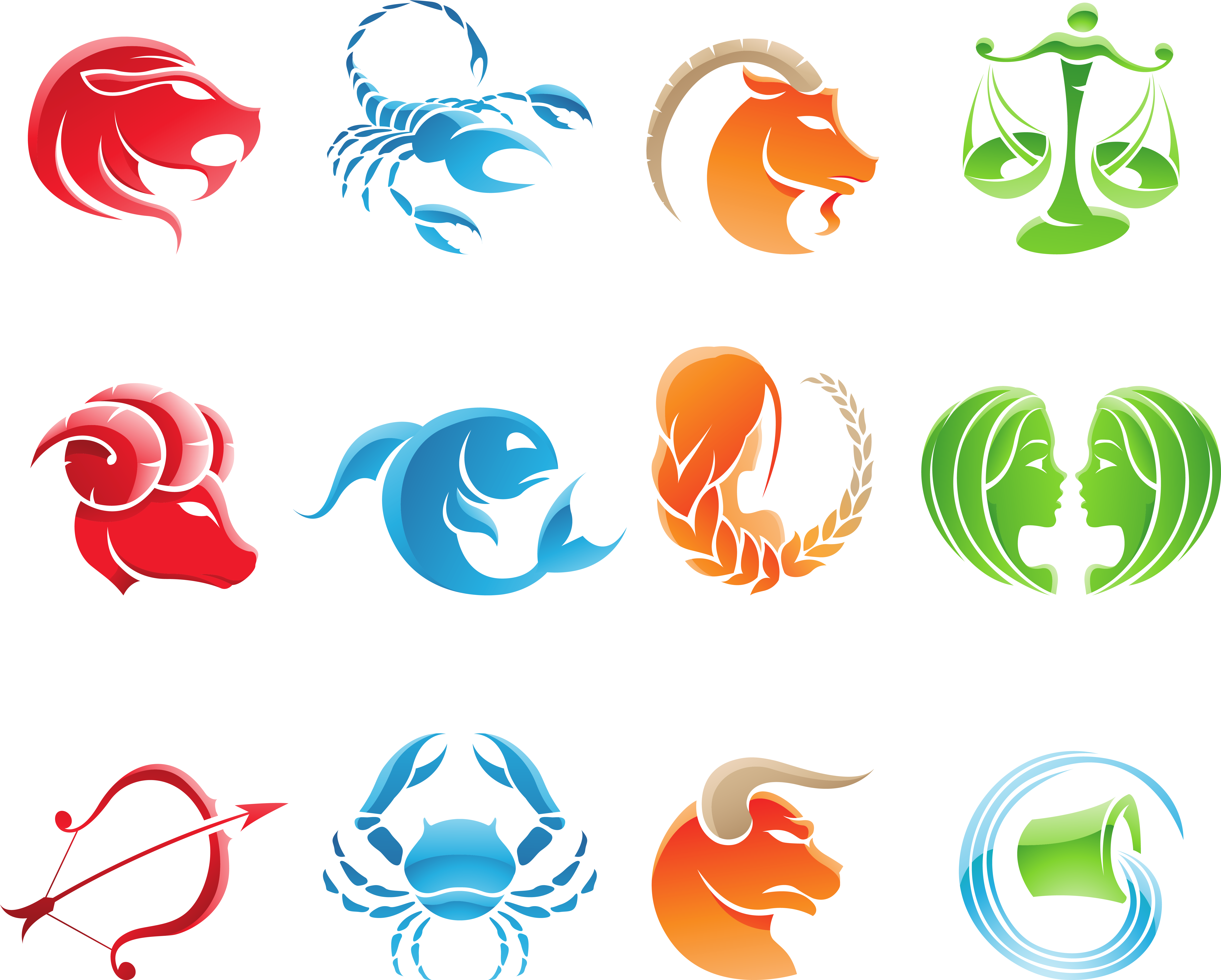 Zodiac Sign Png (6295x5054), Png Download
