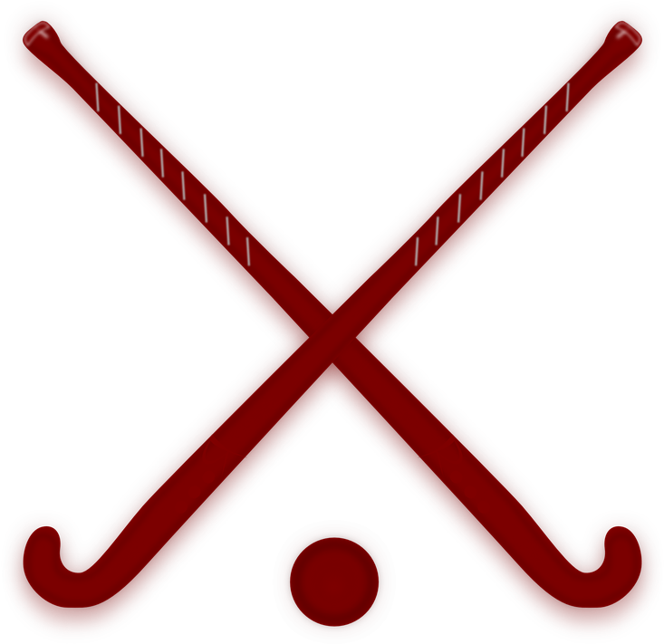 Clipart Black And White Centennial Teams In City Finals - Field Hockey Sticks Clipart Transparent (600x586), Png Download