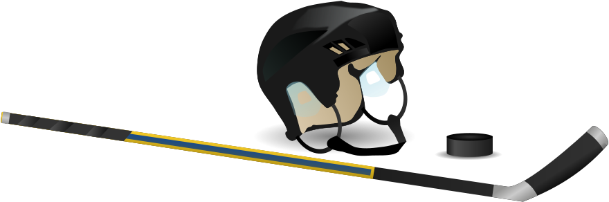Collection Of High Quality Free Clip - Ice Hockey Png (900x329), Png Download