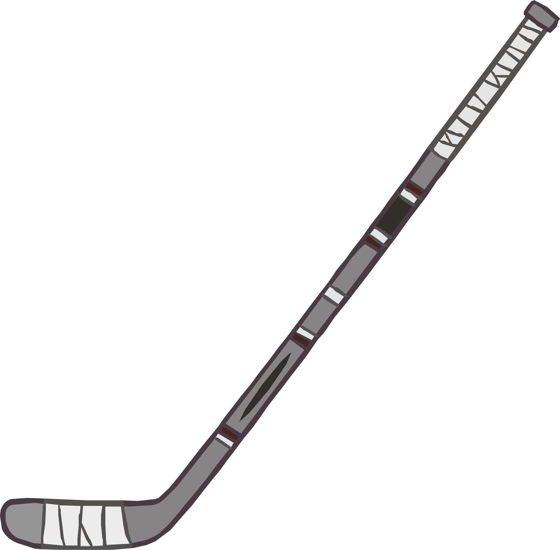 Hockey Stick Transparent - Imagen De Palo De Hockey (1807x1777), Png Download
