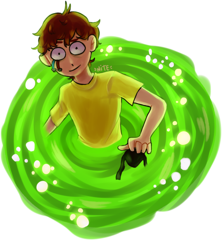 Clip Art Freeuse Library By Sournite On Deviantart - Morty Evil Png (876x913), Png Download