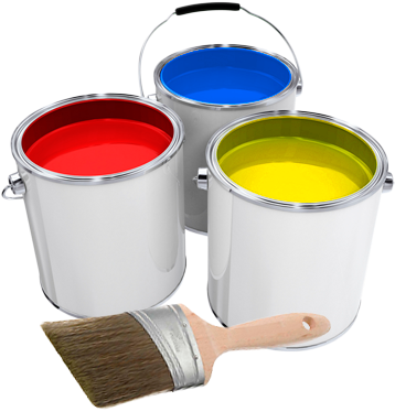 Unitus Painting - Paint Cans (398x383), Png Download