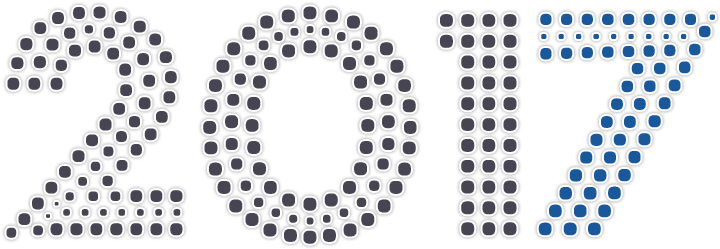 2017 Happy New Year Png Transparent Images - Grille (732x251), Png Download