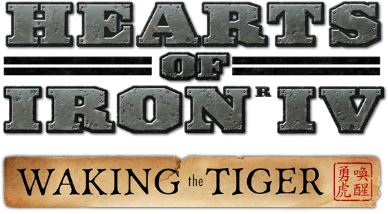Hearts Of Iron Iv - Hearts Of Iron Waking The Tiger Logo (600x344), Png Download