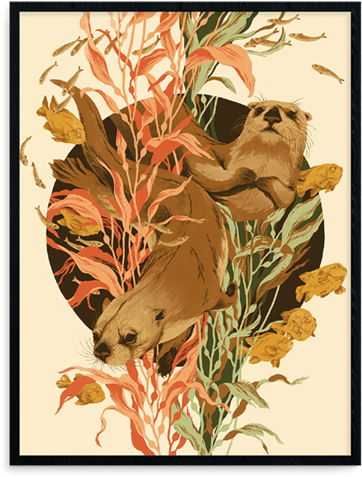 Kelp Forest By Teagan White - Teagan White Art (500x500), Png Download