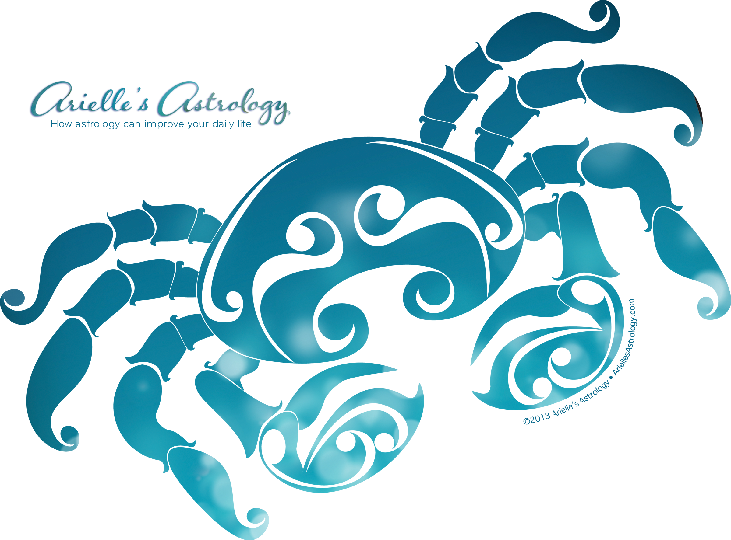 Astrology Signs Clipart Witch - Cancer Zodiac Sign Png (2400x1775), Png Download