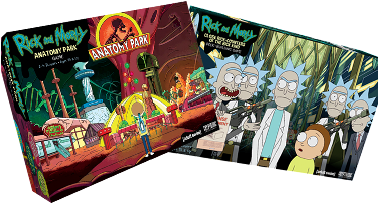 Cryptozoic Announces 2 New Rick And Morty Games - Rick And Morty Deck Building Game (750x450), Png Download