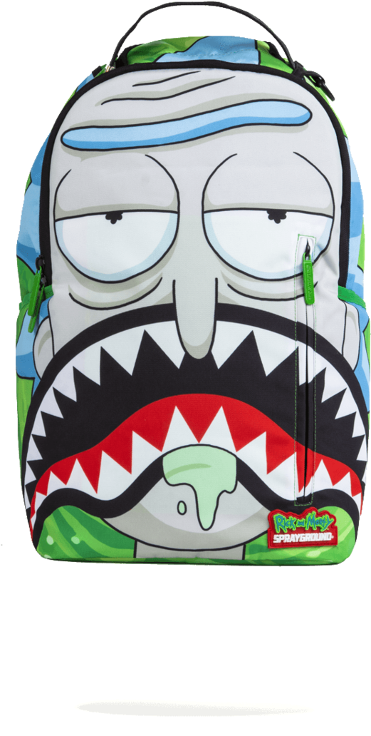 Sprayground- Rick Shark Backpack - Sprayground Rick And Morty (900x1148), Png Download