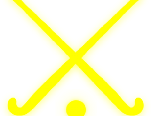 Crossed Hockey Sticks Clipart - Yellow Field Hockey Stick (640x480), Png Download