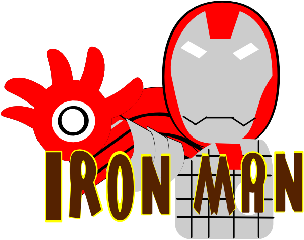 Logo Clipart Iron Man - Clip Art (600x473), Png Download