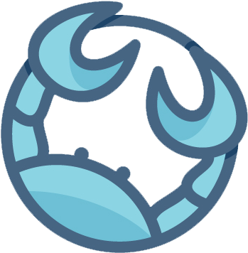 Cancer Zodiac Sign - Zodiac Icon (425x425), Png Download