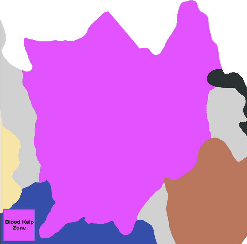 Info Blood Kelp Zone North Biome (800x800), Png Download