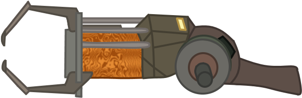 Gravity Gun - Cannon (700x318), Png Download