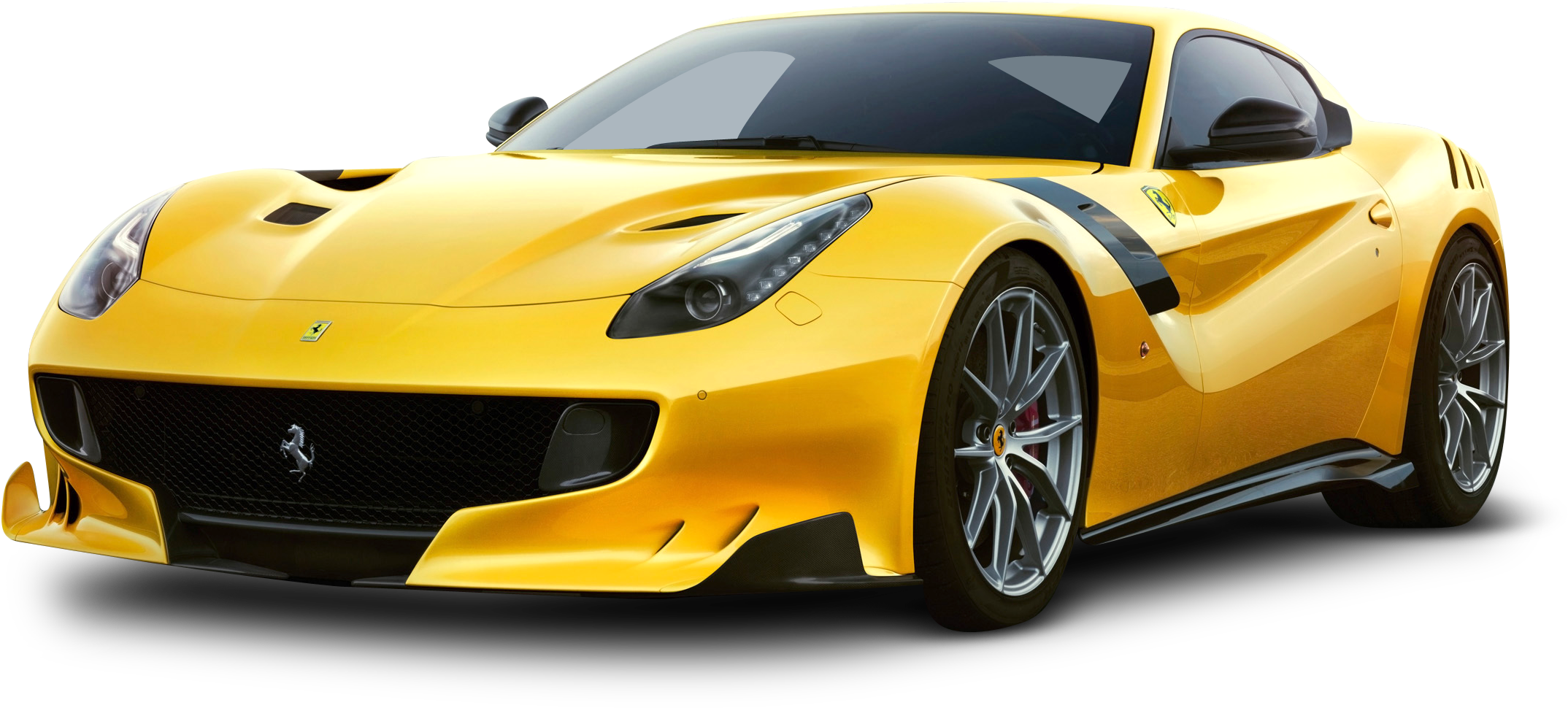 Yellow F Tdf Car Black And White Download - Ferrari F12 Tdf Model Car In 1:18 Scale By Bbr (2256x1074), Png Download
