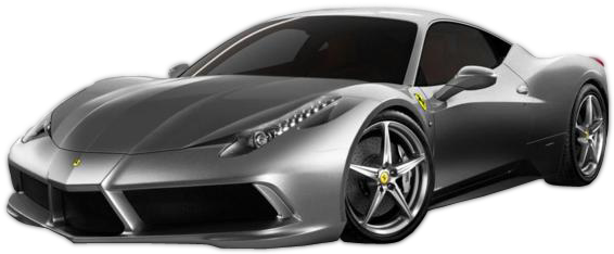 Download - Ferrari 458 Italia (600x300), Png Download
