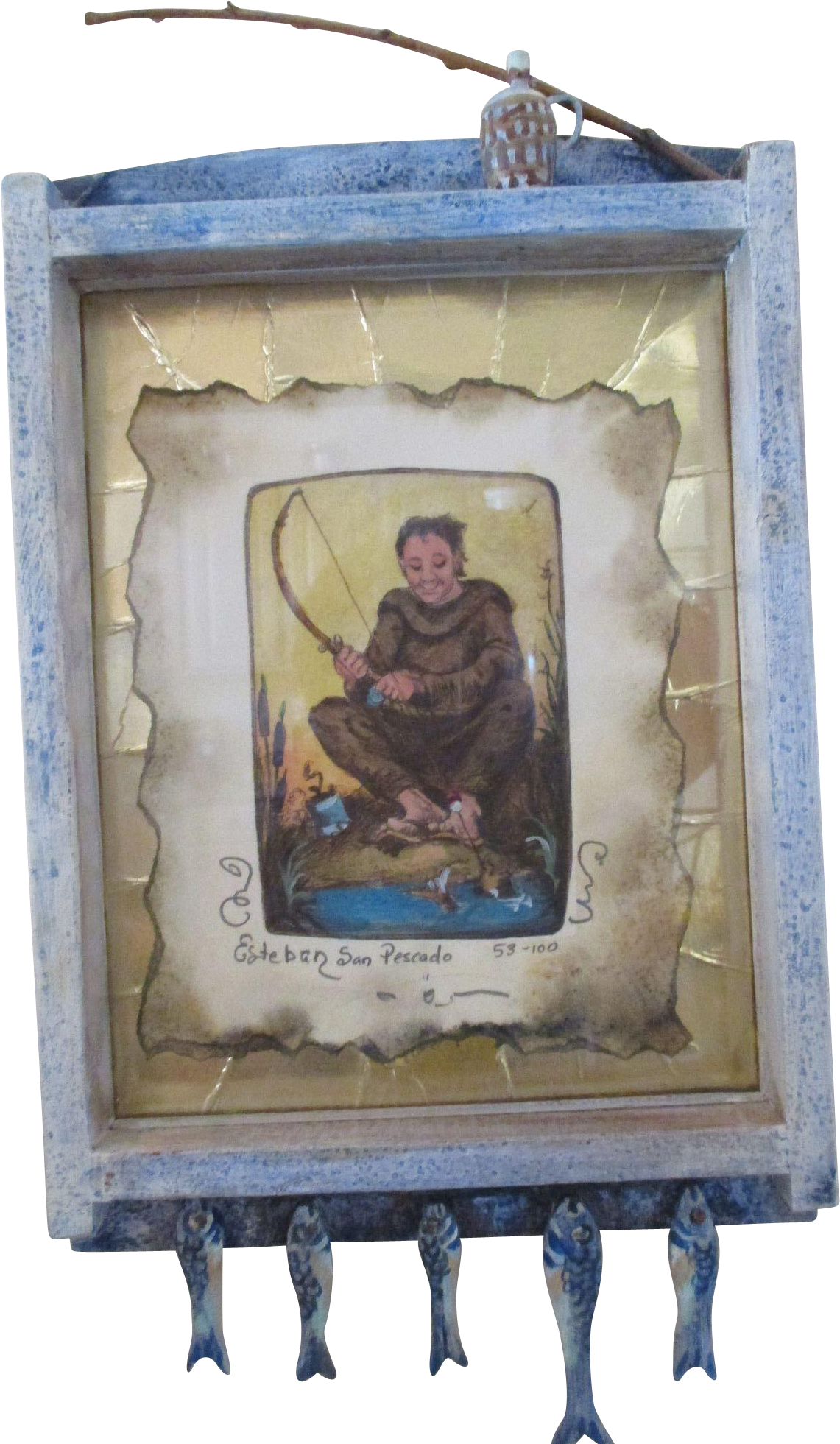 Collectors Signed Painting Of Storytelling Artist 57/100 - Relief (1960x1960), Png Download