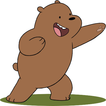We Bare Bears Png Pack - Osos De Cartoon Network (438x436), Png Download