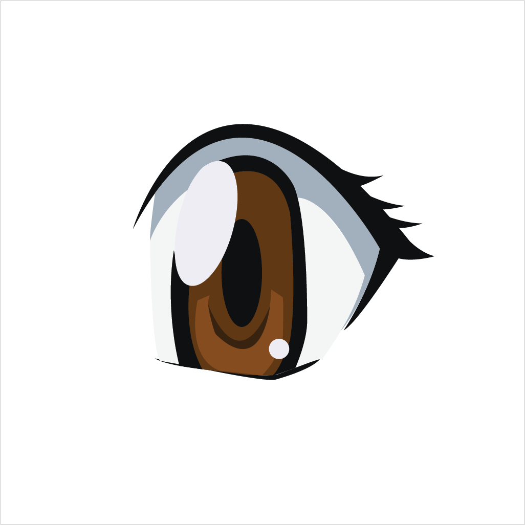Brown Eye Skin Aottg (1026x1026), Png Download