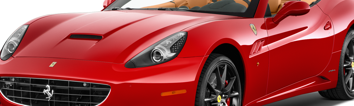 Ferrari - Ferrari California Convertible 2009 (1134x340), Png Download