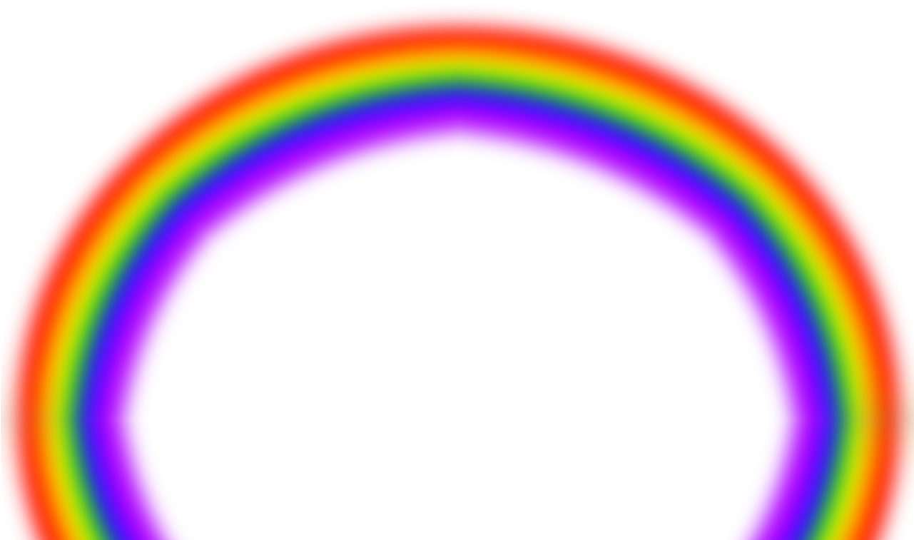 Blurry Rainbow - Rainbow Clipart (1325x782), Png Download