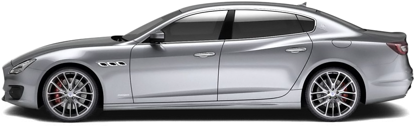 By Maserati - Maserati Quattroporte Side View (500x250), Png Download