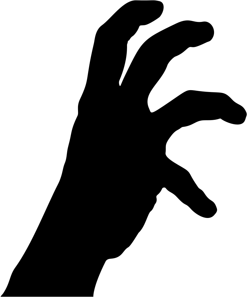 The Claw Silhouette - Claw Png (854x1000), Png Download