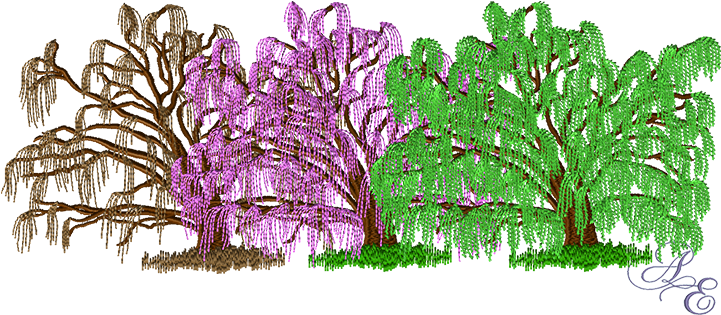 Willow Collection Large - Art (722x361), Png Download