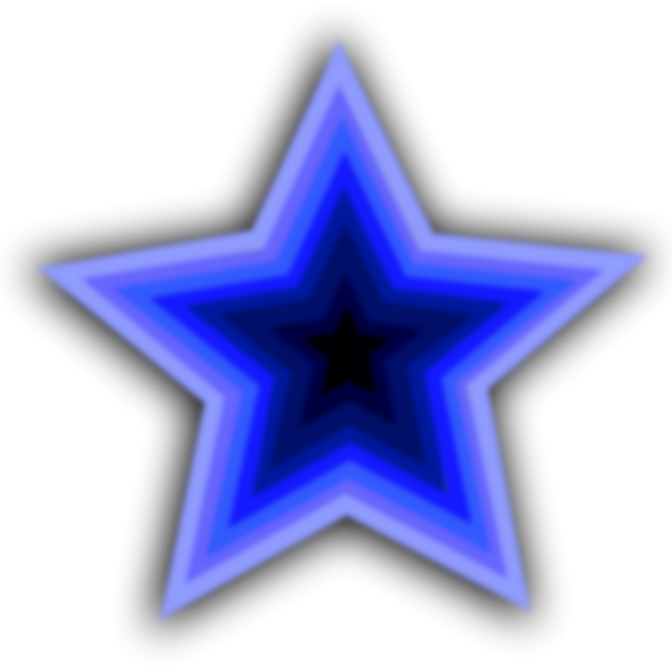 Pin By F On Decorative Elements Png - Blue Star Transparent (958x958), Png Download