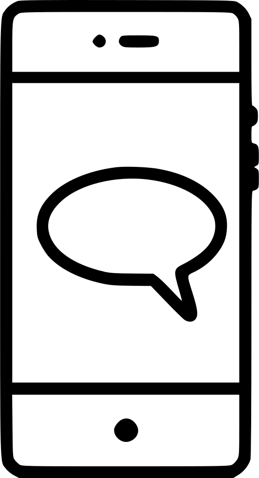 Chat Talk Bubble Message Comment Says Reply Answer - Application Software (532x980), Png Download